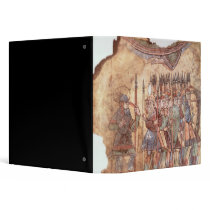Foot Soldiers in the Crusades 3 Ring Binder