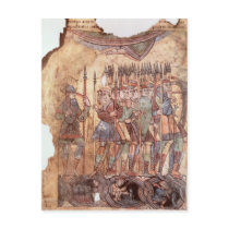 Foot Soldiers in the Crusades Postcards