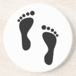 Foot Steps Drink Coaster