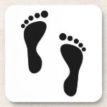 Foot Steps Drink Coasters