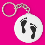 Foot Steps Key Chain