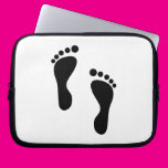 Foot Steps Laptop Sleeve