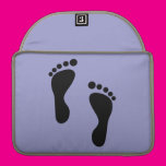 Foot Steps Macbook Pro Sleeves