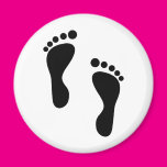 Foot Steps Refrigerator Magnets