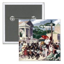 Foot Traffic on the Appian Way Pin