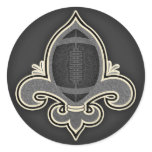 Footbal de Lis -bw Sticker