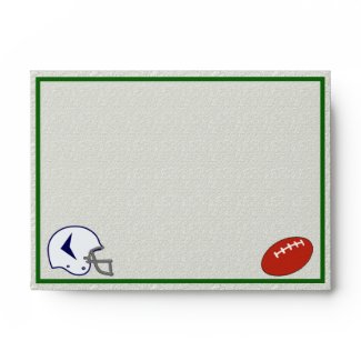 Football A6 envelope envelope