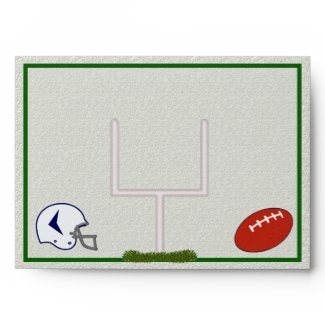 Football A7 envelope customizable envelope