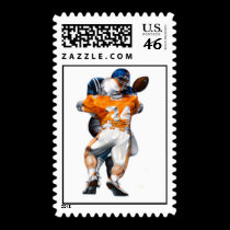 Football Action #2 postage