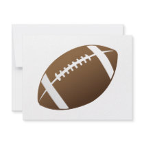 Football and Football Teams Graphic invitations