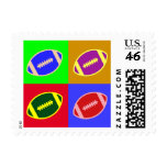 Football Art Stamp