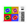Football Art Stamp