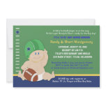 Football Baby Sports Theme Baby Shower Invite