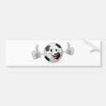 Football Ball Mascot Bumper Stickers