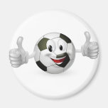 Football Ball Mascot Magnets