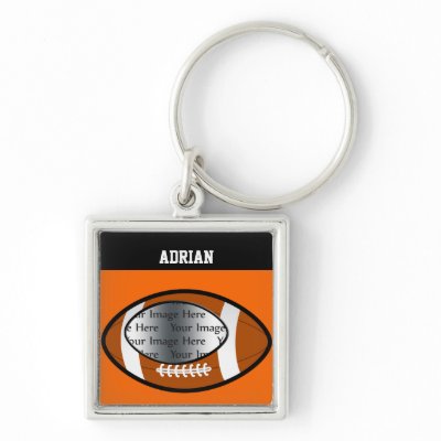 football ball photo keychains Zazzle_keychain football ball photo keychains Zazzle_keychain