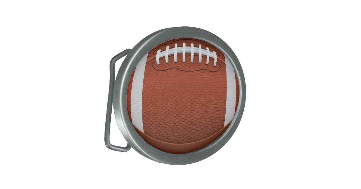 Football Belt Buckle Zazzle