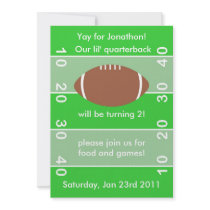 Football Birthday Party Invitation