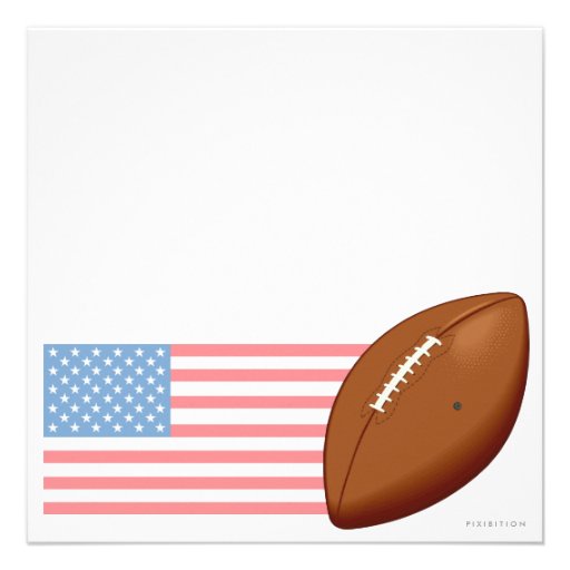 Football Birthday Party Invitation