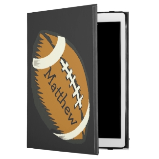 Football Black and Brown Sports iPad Pro Case