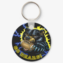 Football Black Bear keychain