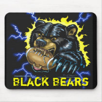 Football Black Bear mousepad (version 1)