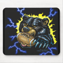 Football Black Bear mousepad (version 2)