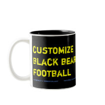 Football Black Bear mug (version 1)