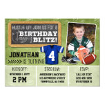 Football Blitz Kids' Birthday Party Invitation