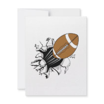 Football Breaking Out Invite