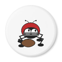 Football Bug magnets by sport_shop Football Bug magnets