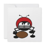 Football Bug T-shirts and Gifts Custom Invitations