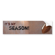 Football Bumper Sticker bumper stickers by Customizables Football Bumper Sticker bumper stickers