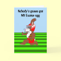 Football Bunny cards
