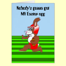 Football Bunny cards