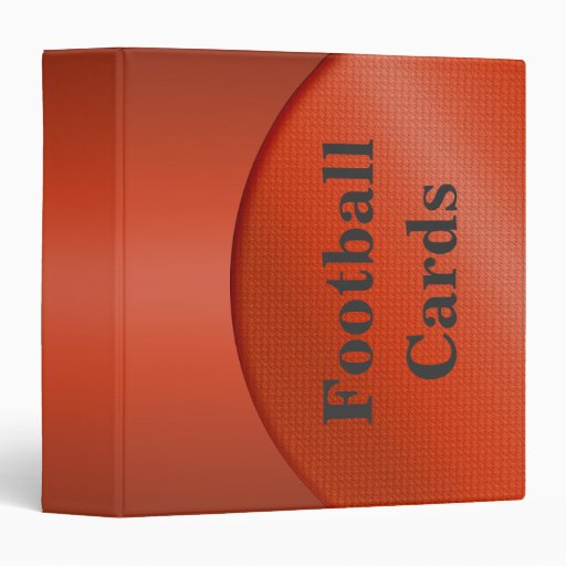 Football Cards Binder Zazzle
