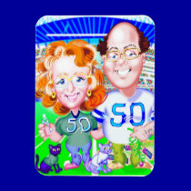 Football Caricature Magnet magnets