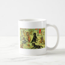 Football Cats by Louis Wain Artwork Mugs