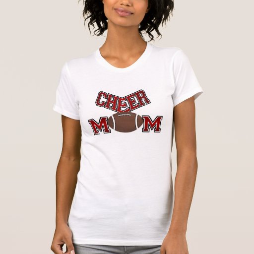 football and cheer mom shirts