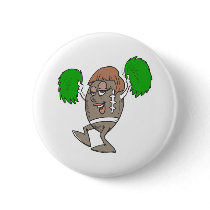 football cheerleader buttons