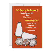 Football Cheers Invitation