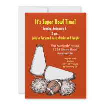 Football Cheers Invitation