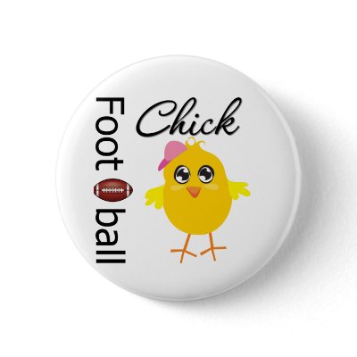 Football Chick pins