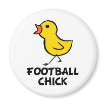Football Chick Magnet