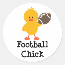 Football Chick Stickers
