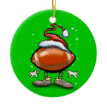 Football Christmas Ornament