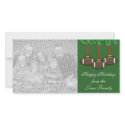 Football Christmas Photo Card photo cards