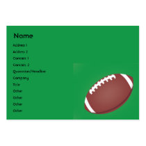 Football - Chubby business cards