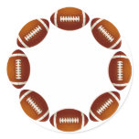 FOOTBALL CIRCLE DESIGN STICKER