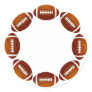 FOOTBALL CIRCLE DESIGN STICKER FOOTBALL CIRCLE DESIGN STICKER